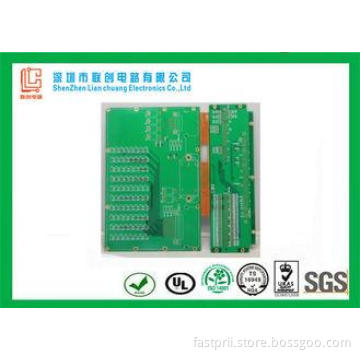 6 layer Rigid-flex PCB green solder mask white silkscreen L
